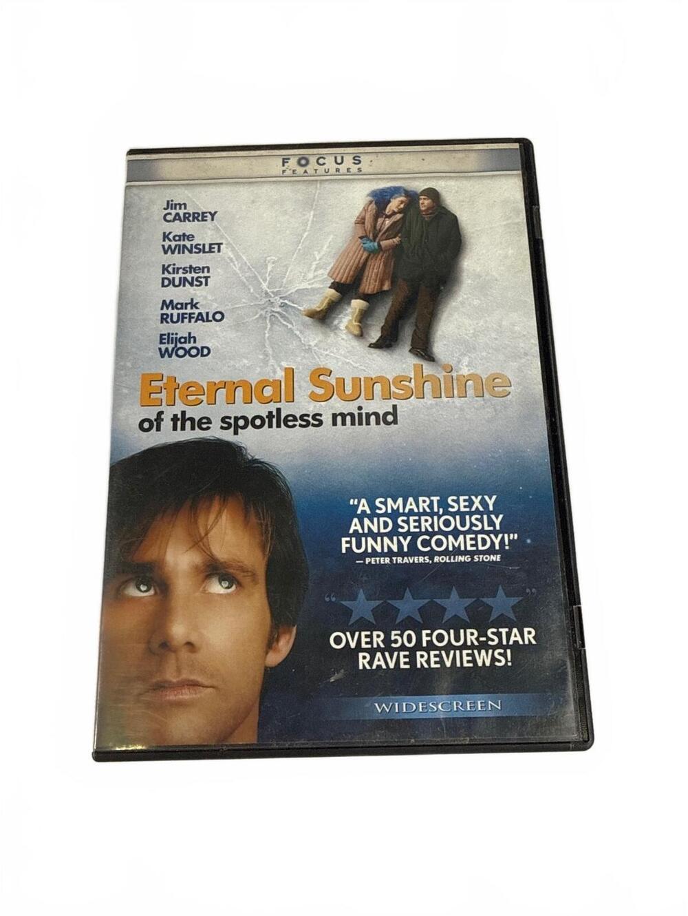 Eternal Sunshine of the Spotless Mind DVD Movie Widescreen Jim Carrey Kate Winsl